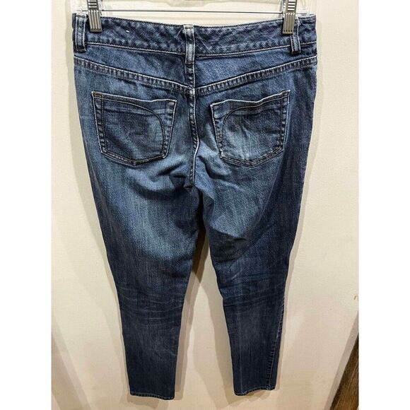 The Limited 312 Womens Denim Jeans Sz 2 Blue Skinny Mid Rise Denim Normcore - Picture 2 of 9